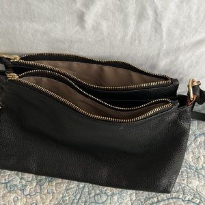 Black Valentina Leather bag